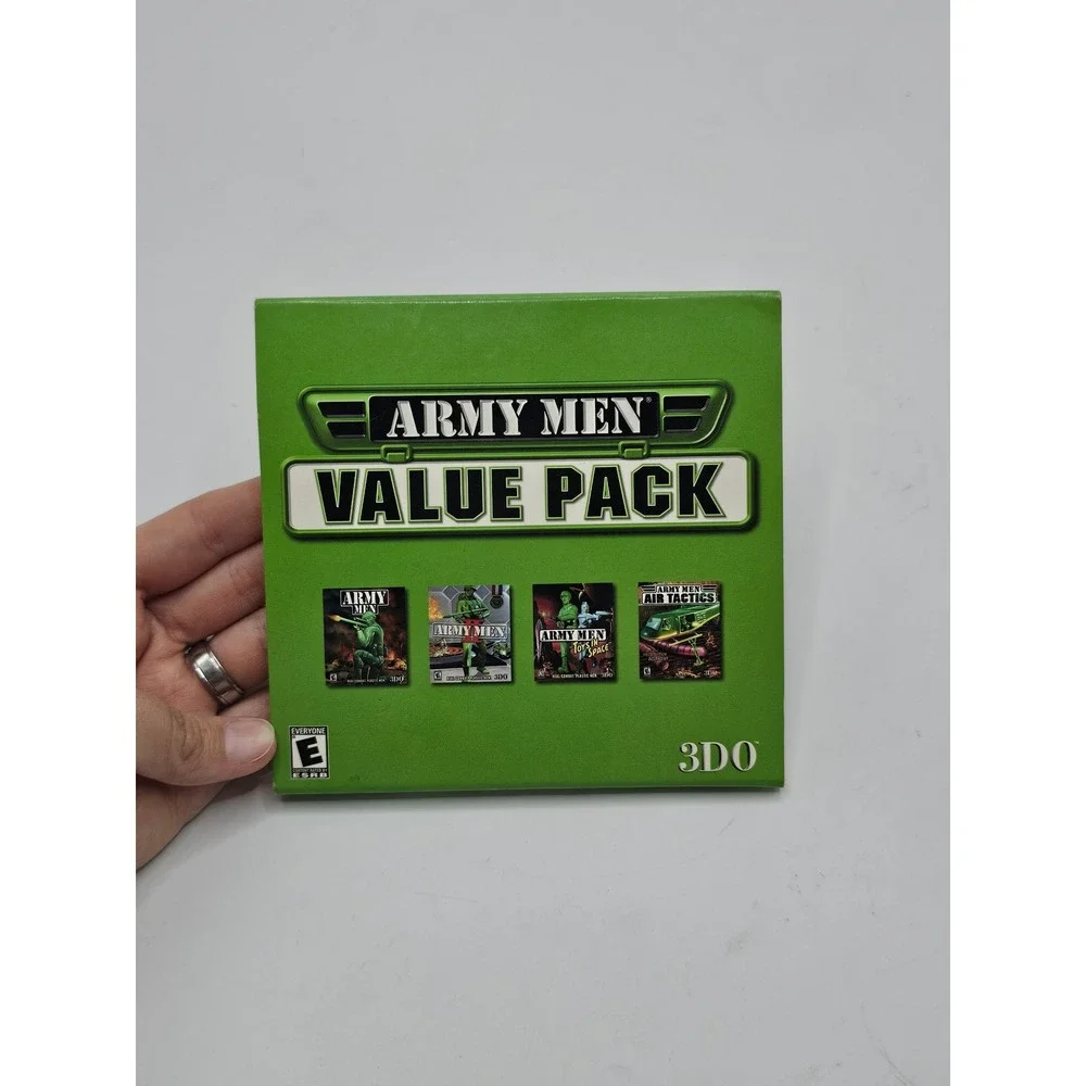 Army Men Value Pack PC CD-ROM 4-Game Collection 3DO Toys in Space Air Tactics